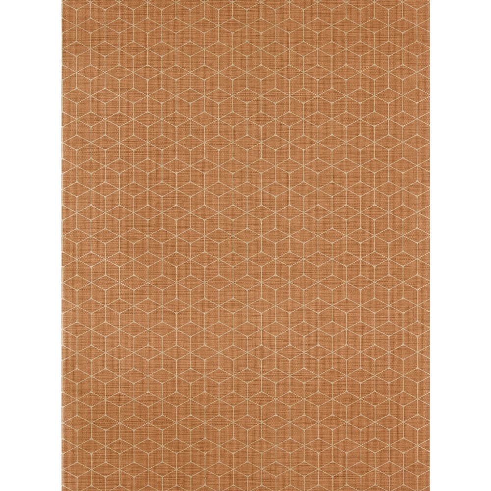 Vault Geometric Wallpaper 112090 by Harlequin in Rust Orange